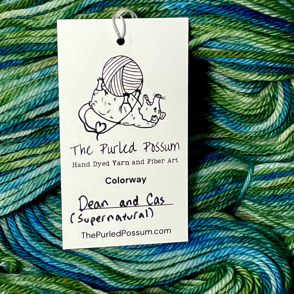 Dean and Cas- Supernatural- 100g Superwash Worsted