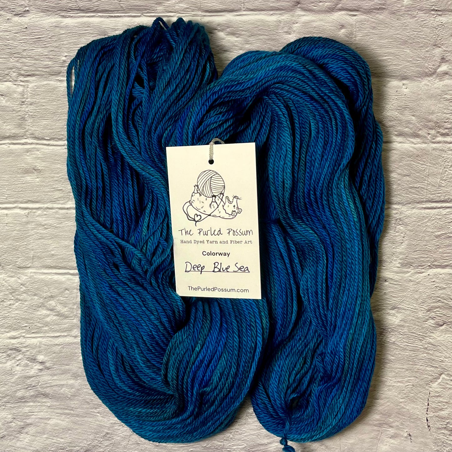 Deep Blue Sea - Laboratory - 100g Superwash Worsted