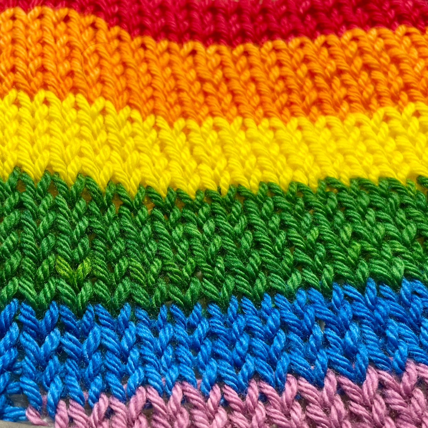 Progress Pride - Pride - Double Layer Reversible Superwash Worsted Wool Hat
