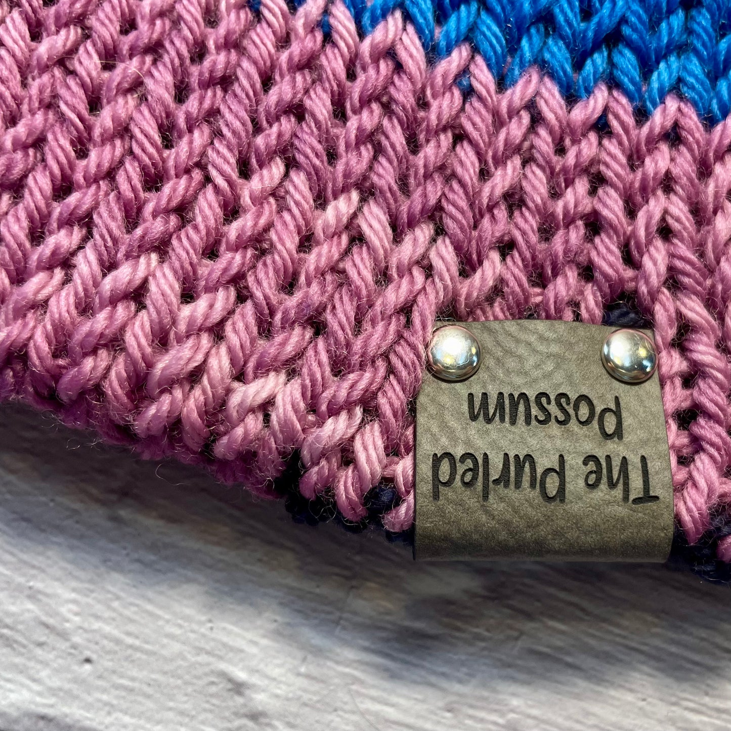 Rainbow Pride - Pride - Double Layer Reversible Superwash Worsted Wool Hat