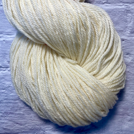 Naked- Undyed- 100g Superwash Worsted